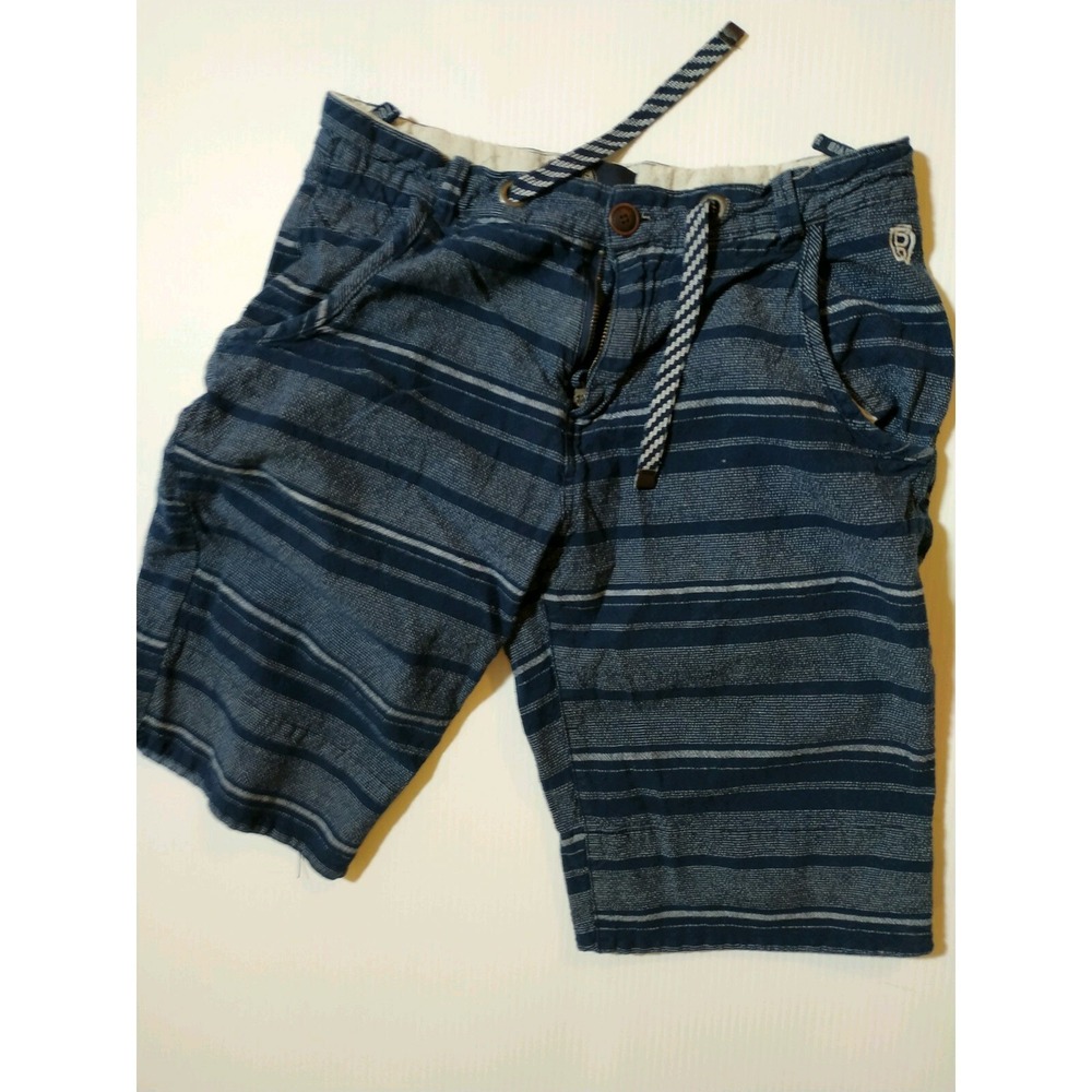 BUFFALO DAVID BITTON BLUE AND WHITE CHINO /  BOARD SHORTS SIZE 29@24